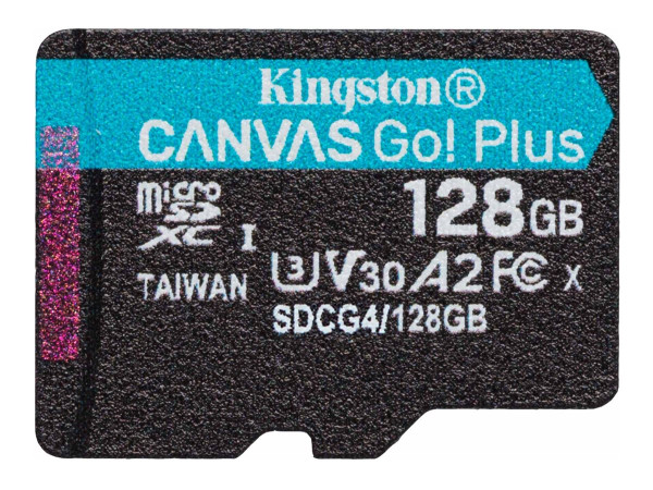Kingston Canvas Go! Plus 128 GB microSDXC (schwarz, UHS-I