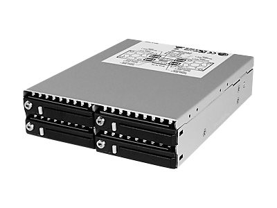 Backplane IcyBox 4x6,3cmSATA/SAS in 1x5,25" IB-2222SSK (b)