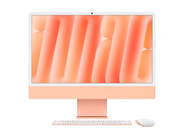 Apple "iMac 59,62 cm (24") M4 2024 CTO (orange/hellorange,