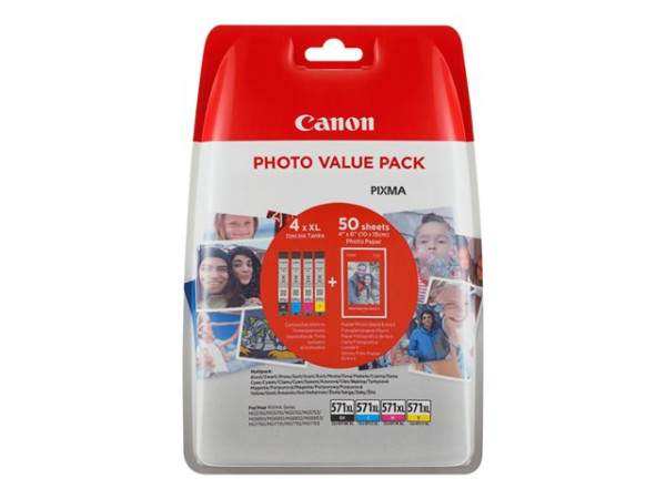 Canon Photo Value XL CLI-571XL inkl. 50