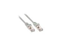 Patchkabel, SF/UTP, Cat.5e, grau, 0,50m RJ45 (Inline)