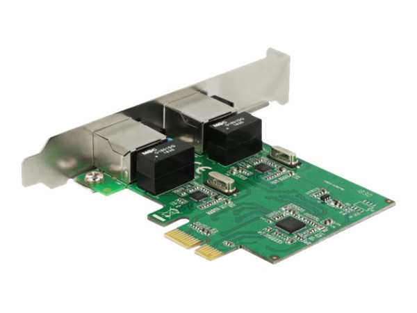 DeLOCK PCIe Karte>2xGigabit LAN 10/100/1000 MBit/s