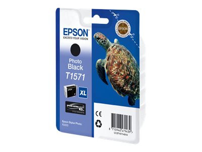 Epson C13T15714010|T1571 Tintenpatrone schwarz Foto, Inhalt