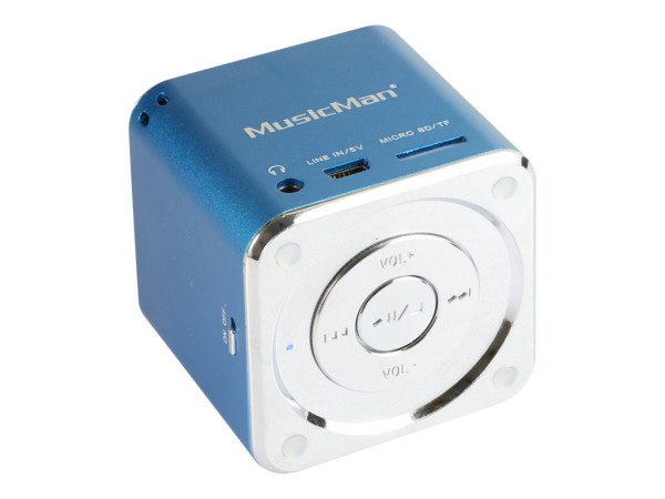 Mobilfunk ZubehÃ¶r Technaxx MusicMan Mini Soundstation blau