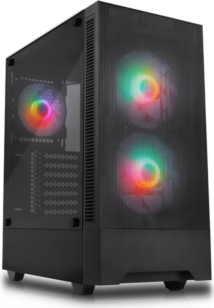 Silentware Flow 100 (schwarz, Tempered Glass)