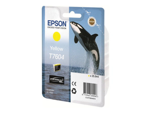 Epson Tinte gelb C13T76044010 Tinte Gelb 25,9 ml