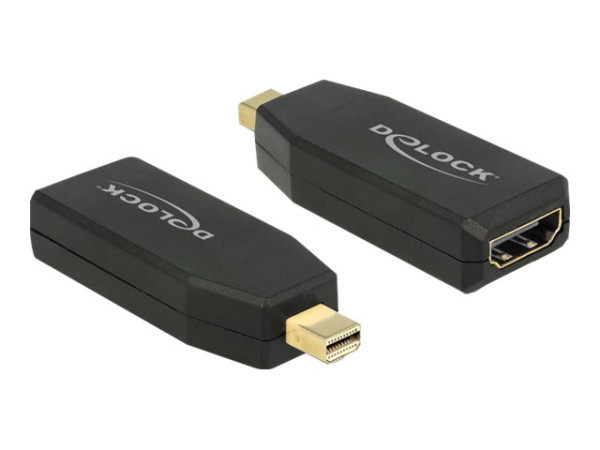 DeLOCK Adap.Mini Displayp>HDMI Bu 4K, Kabel schwarz