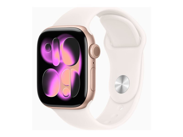 Apple Watch Series 11 (roségold, Aluminium, 42 mm,