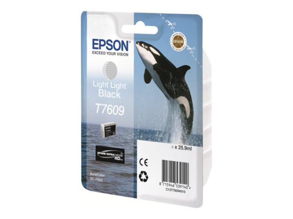 Epson Tinte Light Light Black C13T76094010 Tinte 25,9 ml