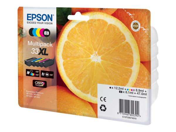 Epson Mutipack 33XL Claria C13T33574010 Tinte