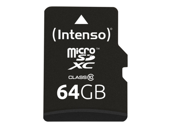 Intenso microSDXC 64 GB Class 10 65536 MB 12 MB/s 20 MB/s