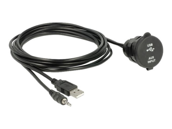 DeLOCK USB-A+Klinke St/Bu 2m | Klinke