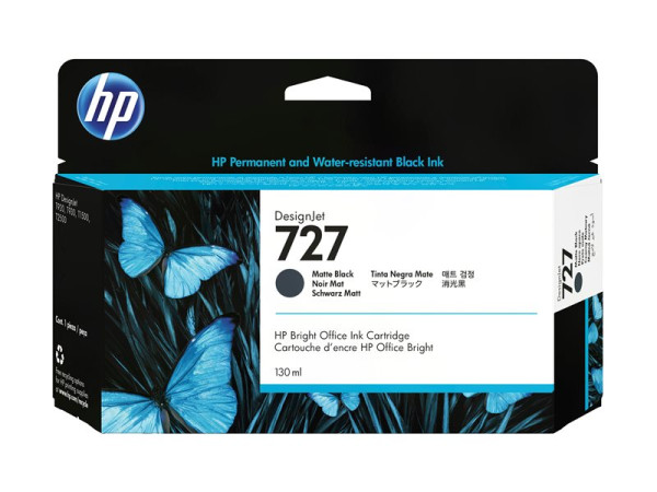 Hewlett-Packard HP Nr.727 Tinte MBK B3P22A