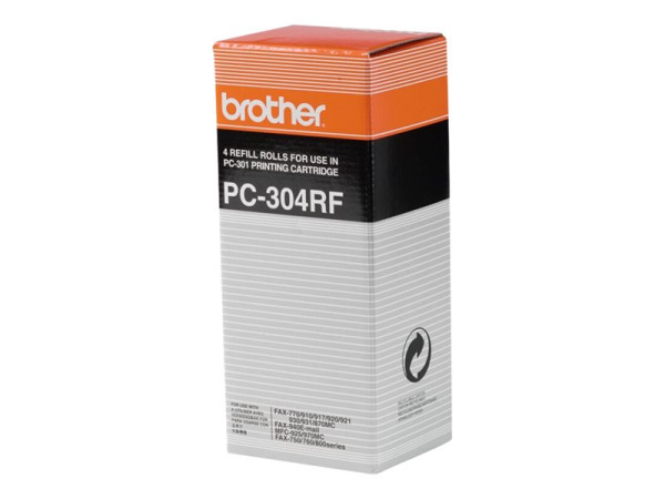 Brother PC304RF Thermo-Transfer-Rolle, 230 Seiten, Inhalt