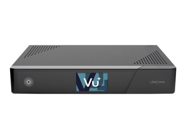 VU+ UNO 4K SE UHD 1x DVB-S2 Twin FBC bk schwarz, 2 x