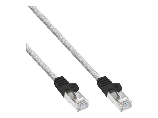 Patchkabel, SF/UTP, Cat.5e, transp., 20,00m RJ45 (Inline)