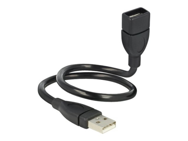 USB Kabel Delock A -> A St/Bu 0.35m ShapeCable