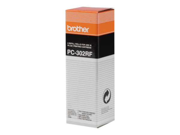 Brother PC302RF Thermo-Transfer-Rolle, 230 Seiten, Inhalt