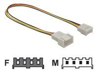 IT Produkte DeLOCK Kabel Lüfteranschluss 4pin Stecker-Buchse