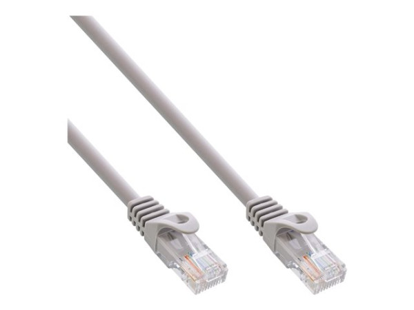 InLine® Patchkabel, U/UTP, Cat.5e, grau, 20m
