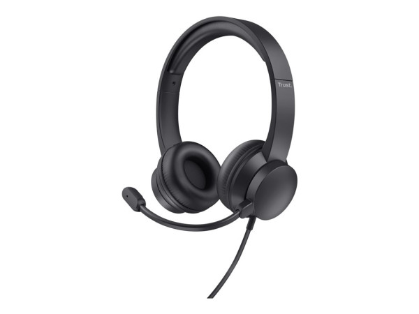 Trust Ayda On Ear Headset kabelgebunden Stereo bk USB