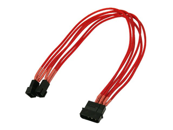 Kabel - Stromkabel Nanoxia 4-Pin Molex - 2x3-Pin 30 cm