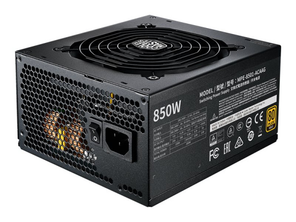 Cooler Master MWE Gold 850 - V2 ATX 3.0 (schwarz, 4x PCIe,