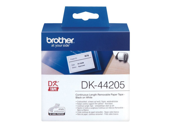 Verbrauchsmaterial Brother P-Touch DK44205, Endlos-Etikett,