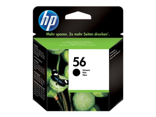 Hewlett-Packard Tinte Schwarz C6656A für HP Drucker