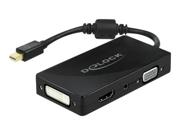 DeLOCK DP 1.2 Adap>VGA/HDMI/DVI/Audio Bu | 4K Passiv