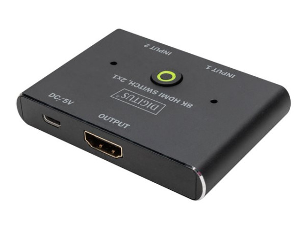 Digitus 8K HDMI Switch, 2x1 (schwarz)