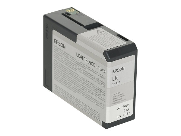 Epson Tinte hell-schwarz T580700 für Epson Stylus Pro 3800