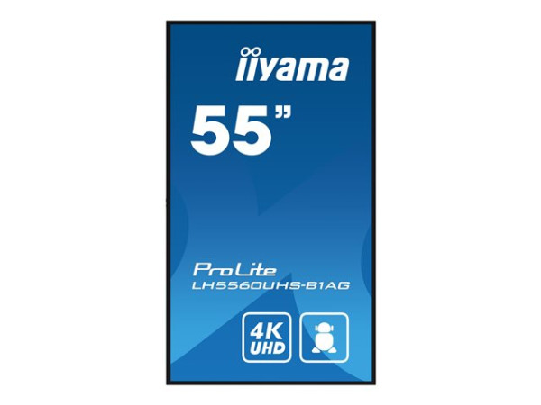 Iiyama ProLite LH5560UHS-B1AG, Public Display (schwarz,