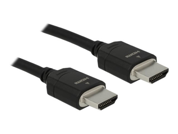 DeLOCK HDMI Kabel 48 Gbps 8K 60 Hz bk 1m schwarz, 1