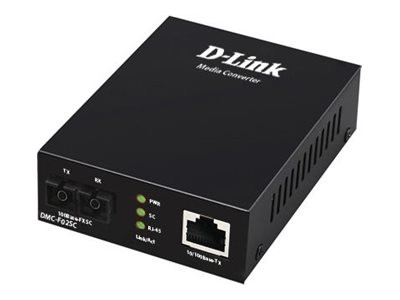 D-Link Fast Ethernet Konverter DMC-F02SC/E (schwarz, RJ-45