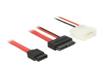 Kabel Strom Adapter Delock SATA Sliml. auf Sata 50cm