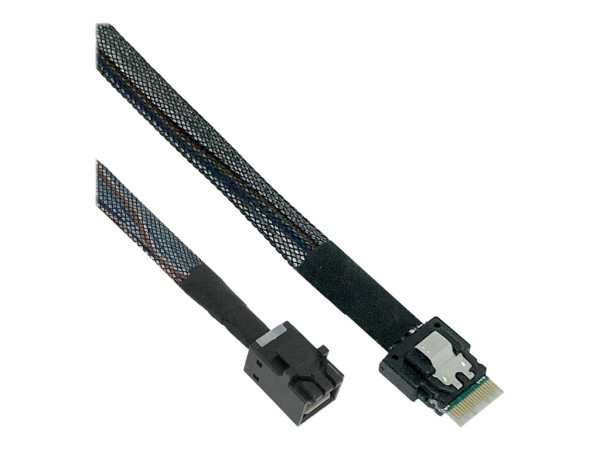 InLine Slim SAS Kabel SFF-8654 zu Mini SAS SFF-8643 1m