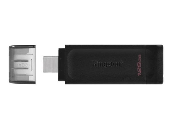 Kingston USB 128GB DT70 UC KIN schwarz