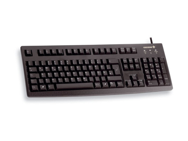 Tastatur Cherry G83-6105 schwarz USB