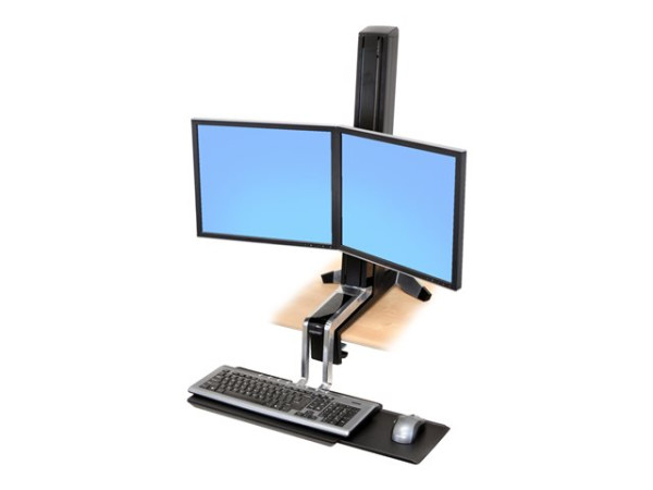 Ergotron WorkFit-S Dual DisplayHalterung Monitor,