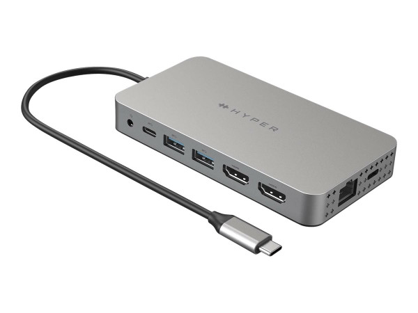 Hyper Drive Dual 4K HDMI 10-in-1 USB-C Hub for M1