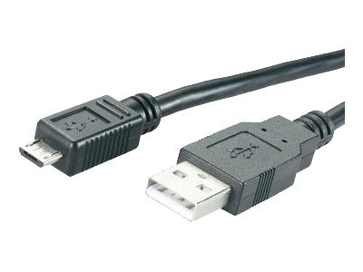 USB-Kabel MediaRange f. Smartphones (USB/MicroUSB)1,2m,black