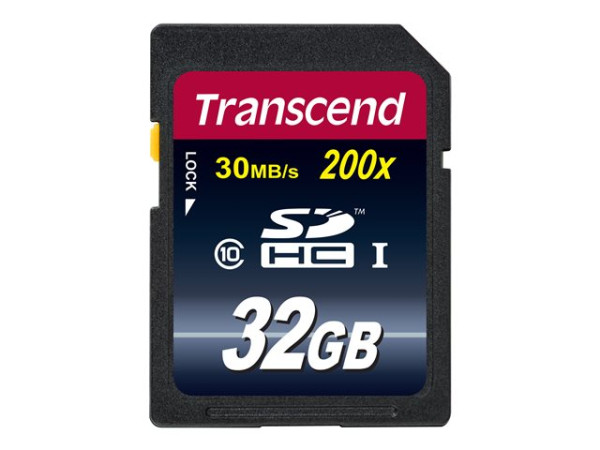 32 GB SDHC Class 10 TRANSCEND Secure Digital (TS32GSDHC10) r