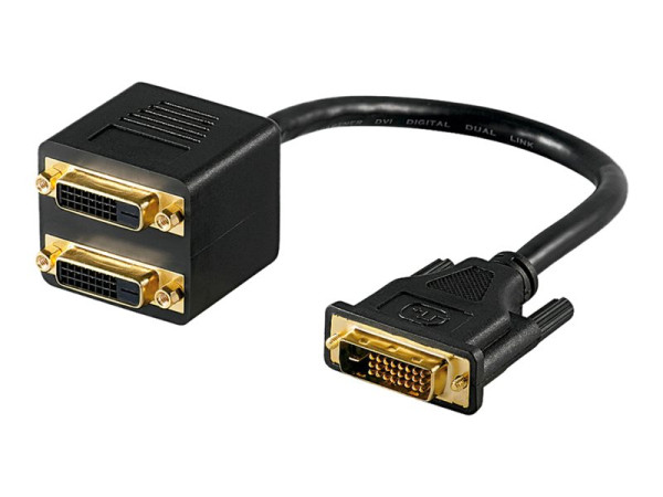 Goobay (ohne Kennzeichnung) DVI ADAP 24+1 DVI-D > 2x DVI-D D