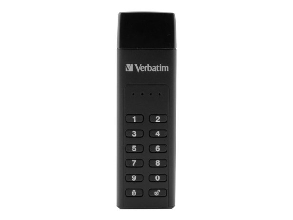 Verbatim USB 64GB Keypad Secure Typ A U3 bk VER schwarz