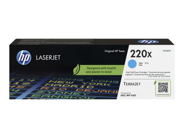 HP Toner cyan 220X