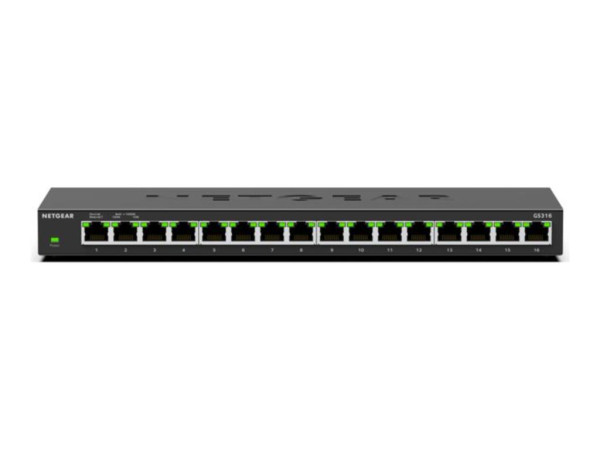 Netgear GS316-300EUS, 16-Port Gigabit Ethernet