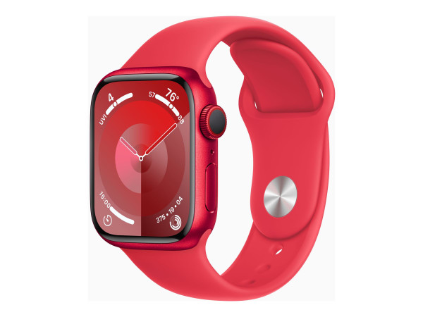 Apple Watch Series 9 (rot/rot, Aluminium, 41 mm,