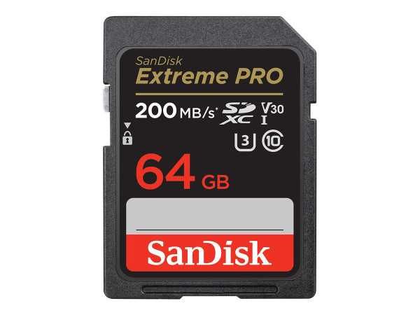 Sandisk SD 64GB 90/200 SDXC EXTREME PRO SDK schwarz,