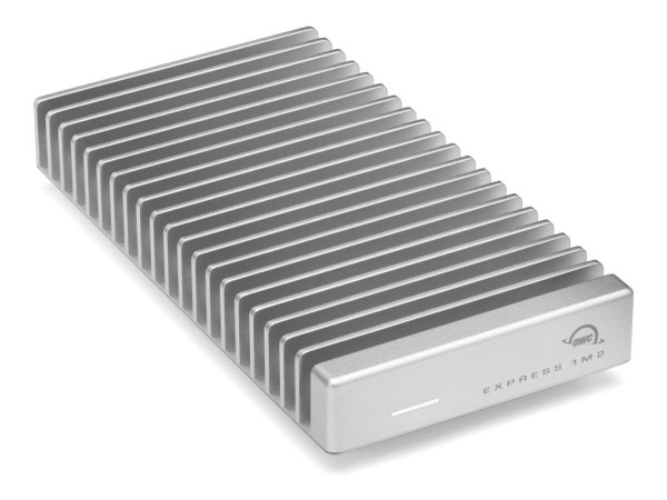 OWC Express 1M2 1 TB, Externe SSD (silber/aluminium,